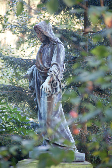 Große alte Jesusfigur