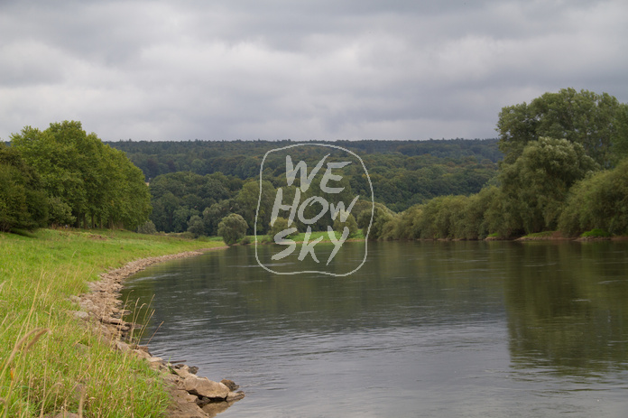 Weserufer bei Corvey