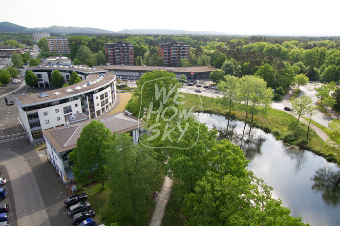 Blick vom Sennestadthochhaus