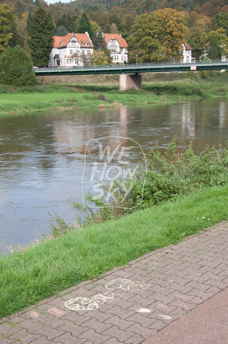 Weserbrücke bei Karlsbad