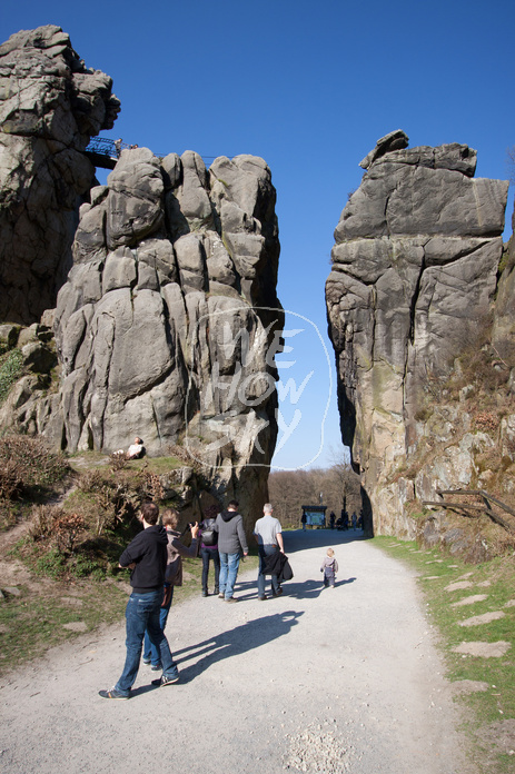 Blauer Frühlingshimmel