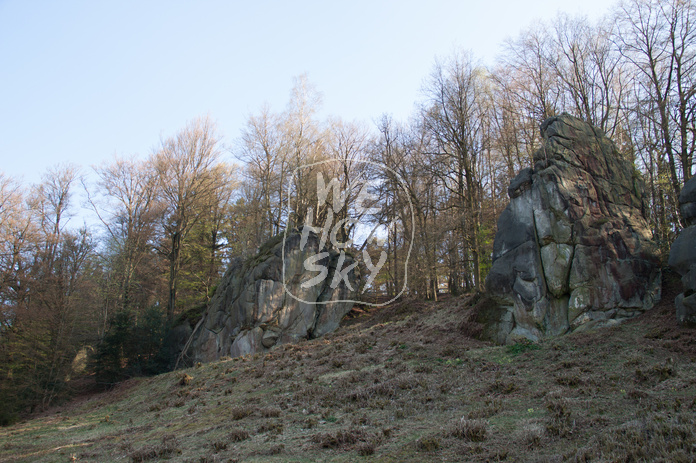 Vereinzelter Felsen