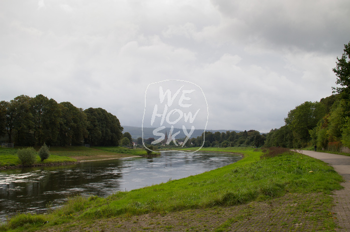 Weserbogen bei Corvey