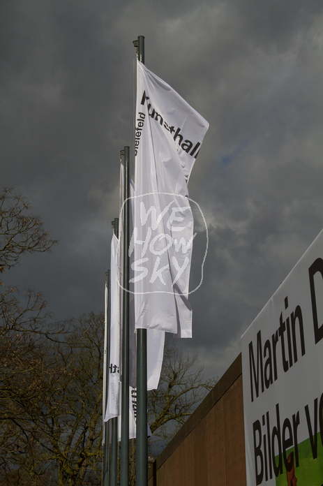 Flaggen an der Kunsthalle