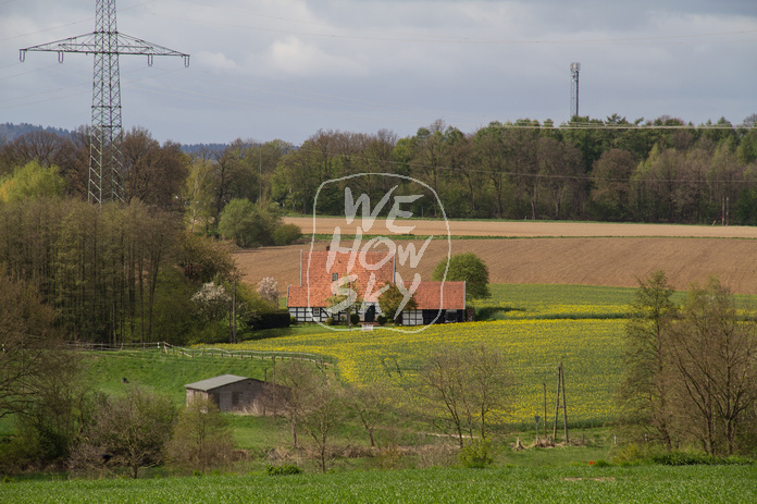 Bauernhaus im Frühling