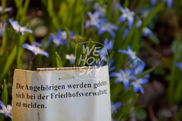 Benachrichtigung Friedhofsverwaltung