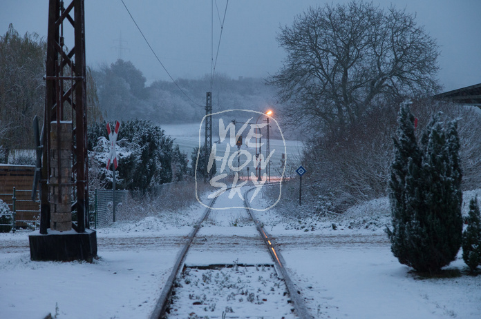 Erster Schnee in Alverdissen