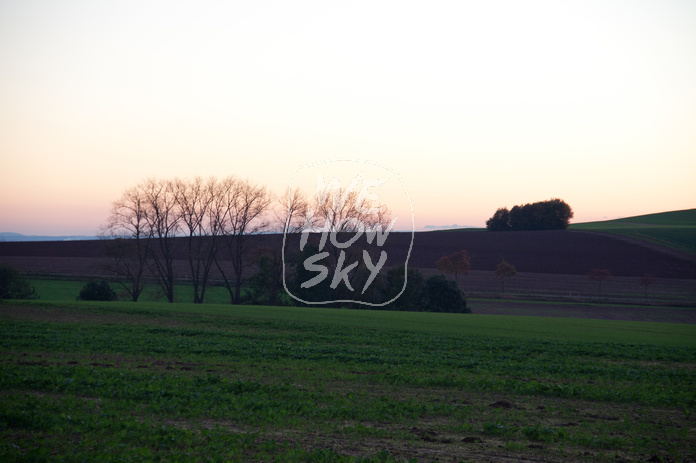 Sonnenuntergang im Teuto