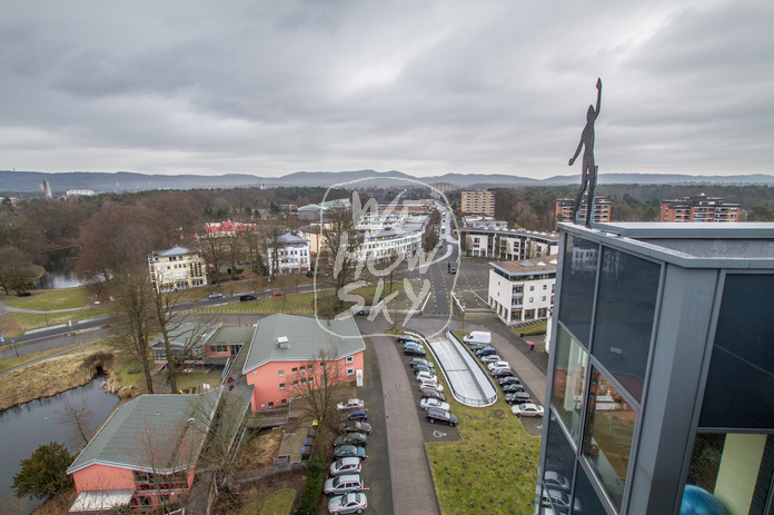 Blick vom Sennestadthochhaus
