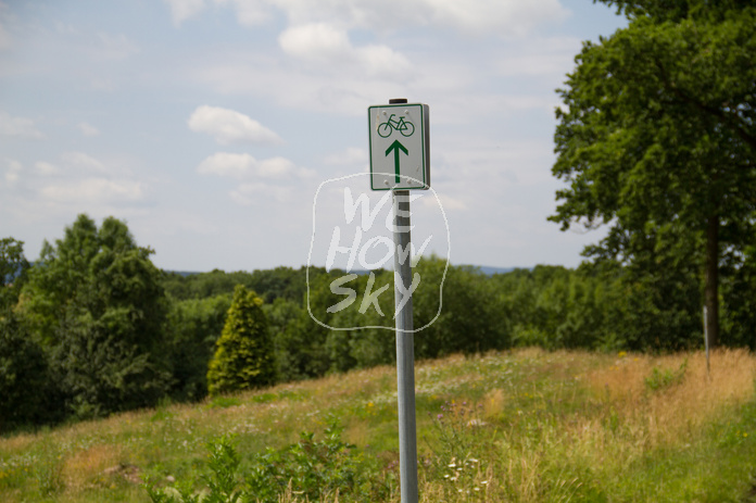 Hinweisschild Fahrradweg