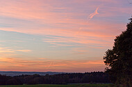 Sonnenuntergang im Teuto