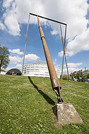 Stadthalle mit Spiegel