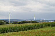 Windräder vor Teuto