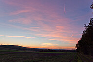 Sonnenuntergang im Teuto