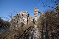 Blauer Frühlingshimmel