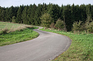 Straßenbiegung