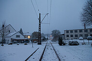 Erster Schnee in Alverdissen