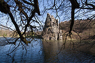 Externstein durch Bäume