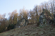 Vereinzelter Felsen