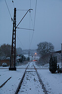 Erster Schnee in Alverdissen