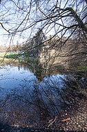 Externstein durch Bäume