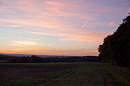 Sonnenuntergang im Teuto