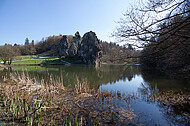 Blick über Teich