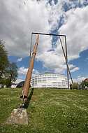 Stadthalle mit Spiegel