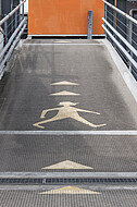 Fahrbahnmarkierung Fußgänger