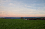 Windkraft im Sonnenuntergeng