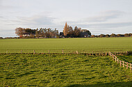 Bauernhof am Horizont