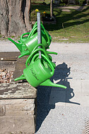 Grüne Gießkannen