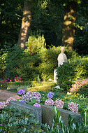 Friedhof im Abendlicht