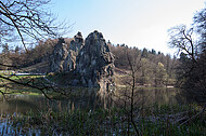 Blick über Teich