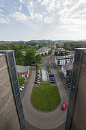 Blick vom Sennestadthochhaus